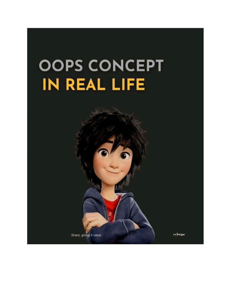Oops Concept in Real Life | PDF