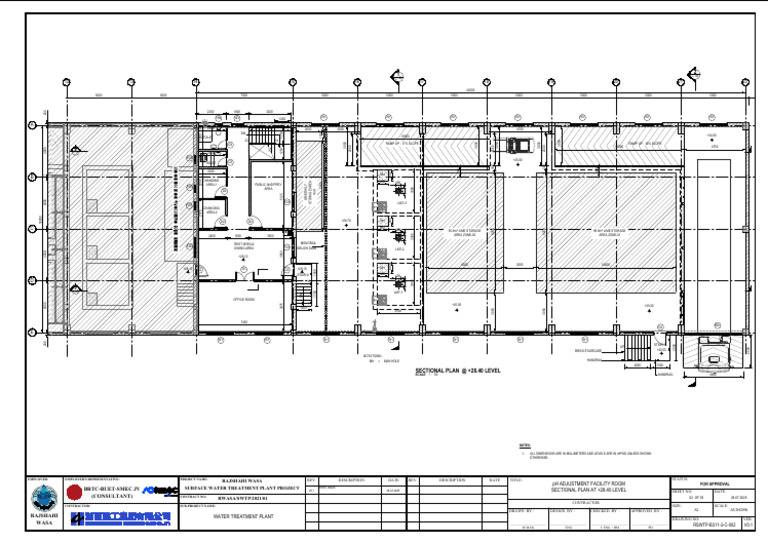 Sectional Plan for Water Treatment Facility | PDF
