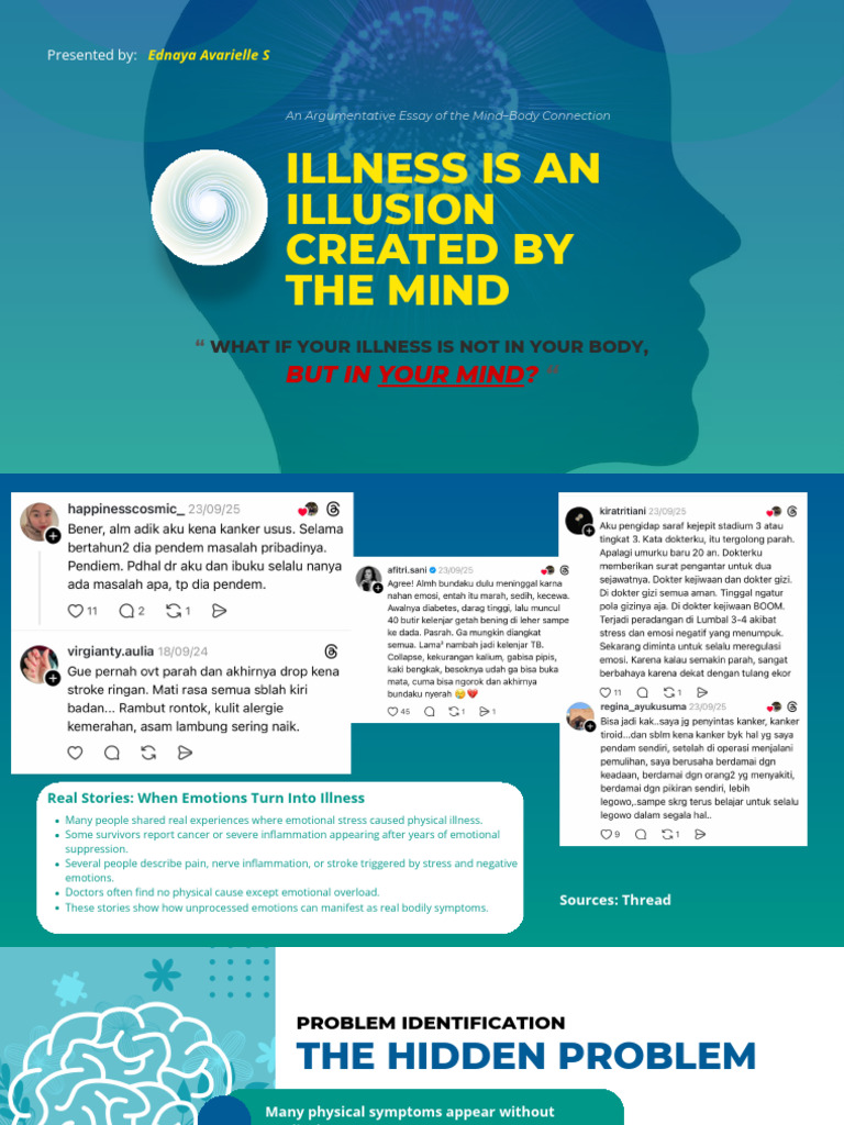 Mind-Body Connection: Illness Explained | PDF | Mind | Psychology