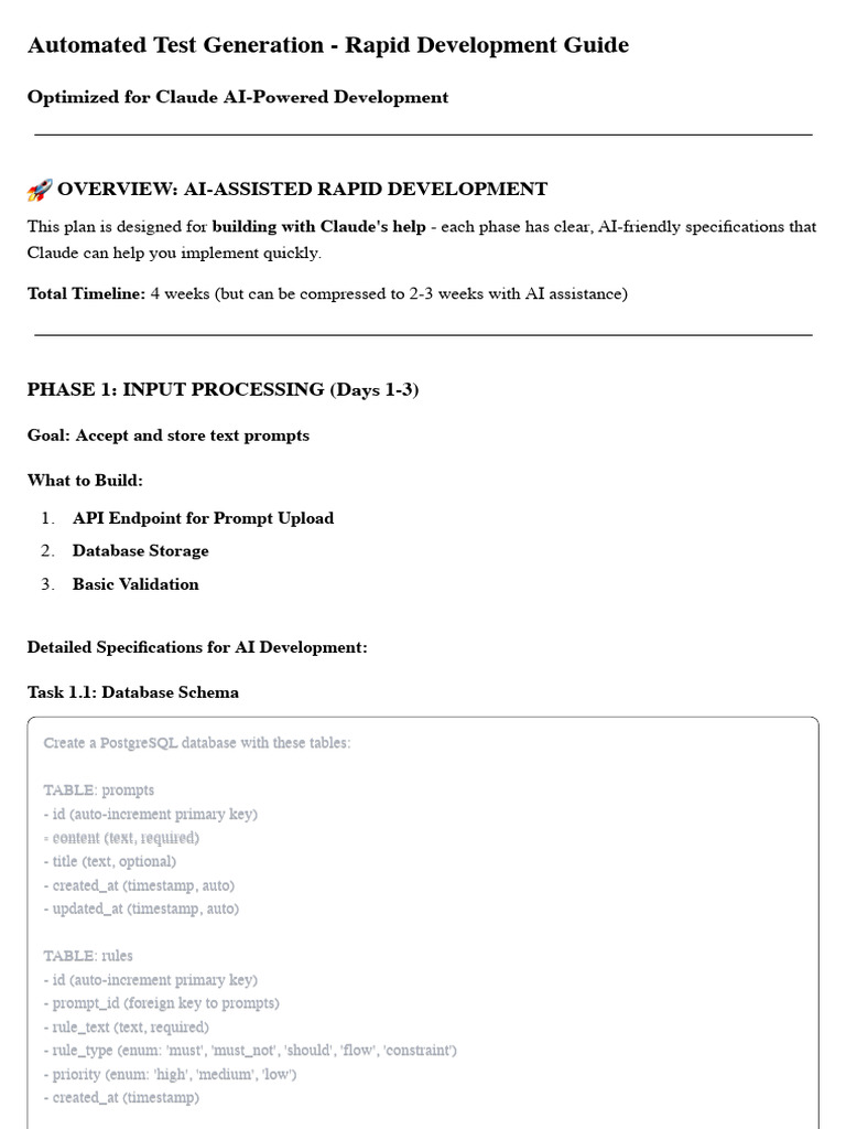 AI-Powered Automated Test Generation Guide | PDF | Databases | Json