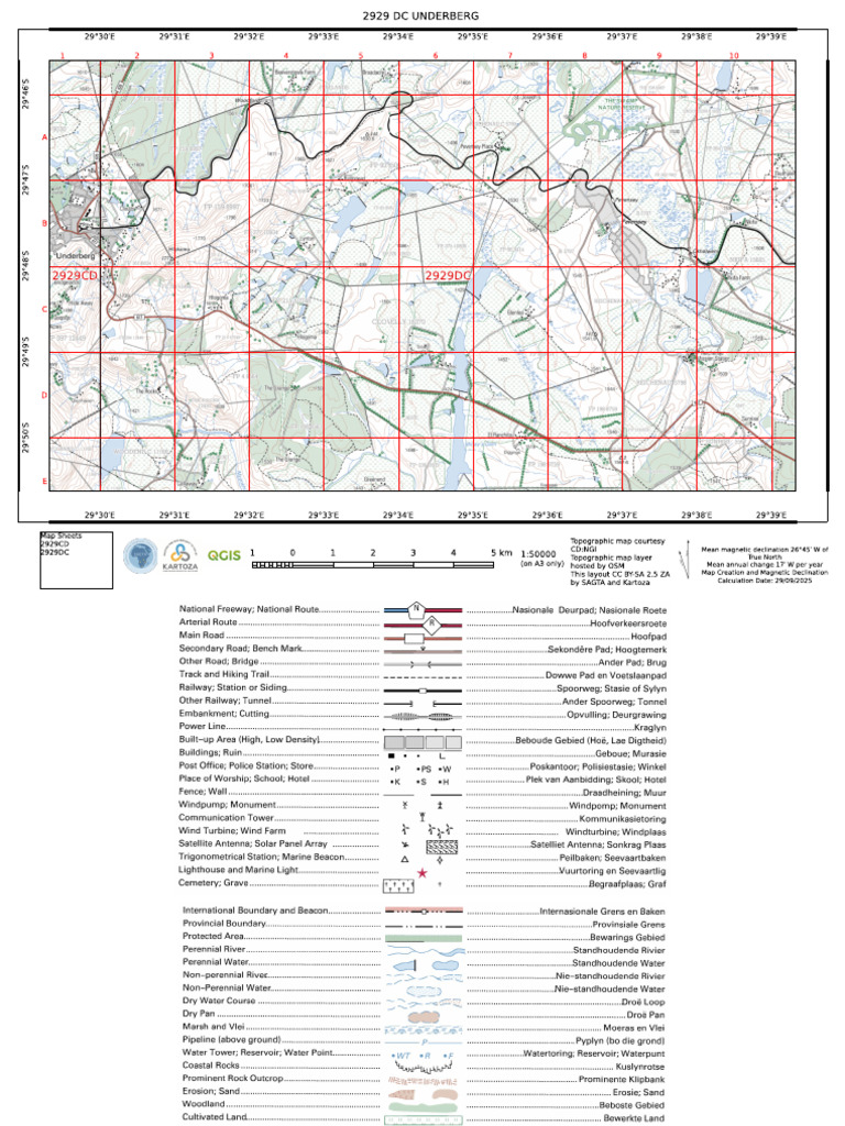 Sagta Topo A3 Landscape Topo | PDF