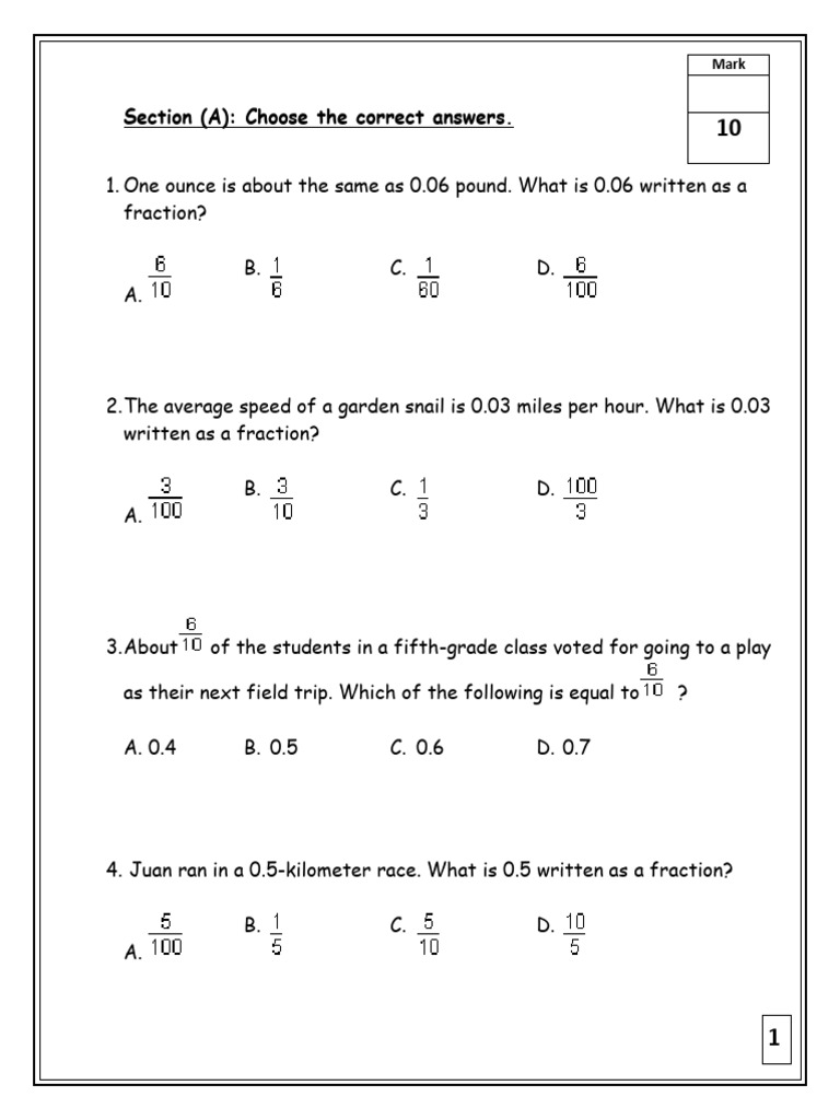 Math Practice Questions and Answers | PDF