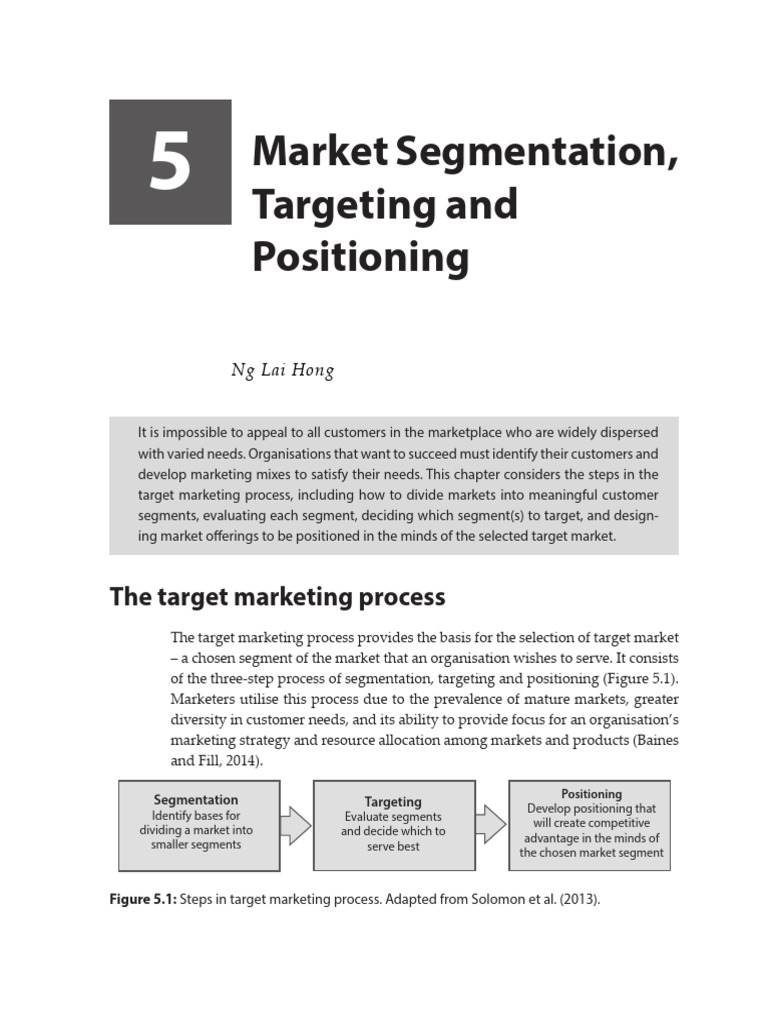 Market Segmentation and Targeting Guide | PDF | Marketing | Market ...