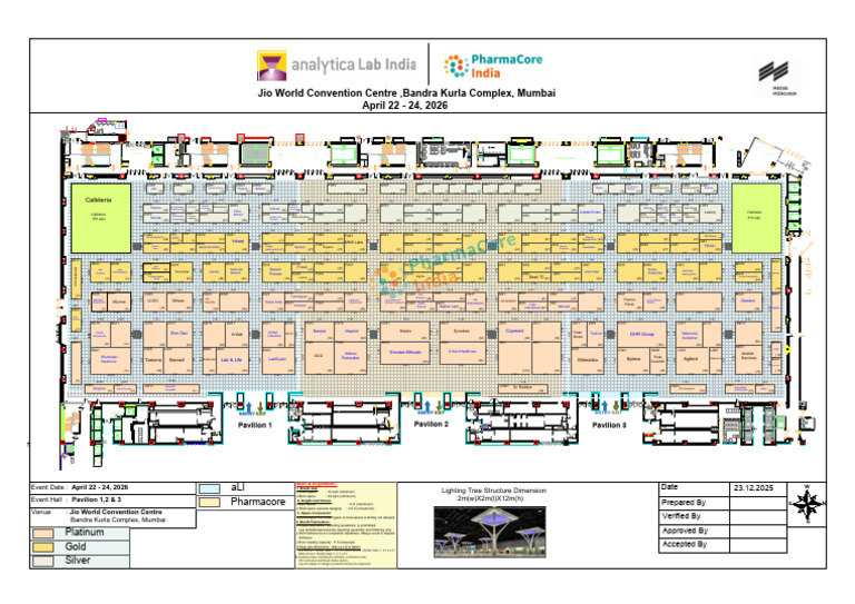 Jio World Convention Centre Layout | PDF
