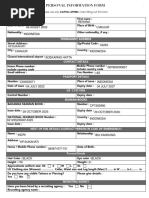 Navy Applicant Personal Statement Form | PDF