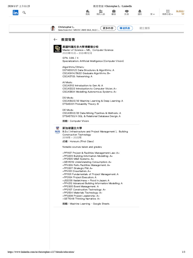 Christopher L. - Data Scientist Profile | PDF | Artificial Intelligence ...