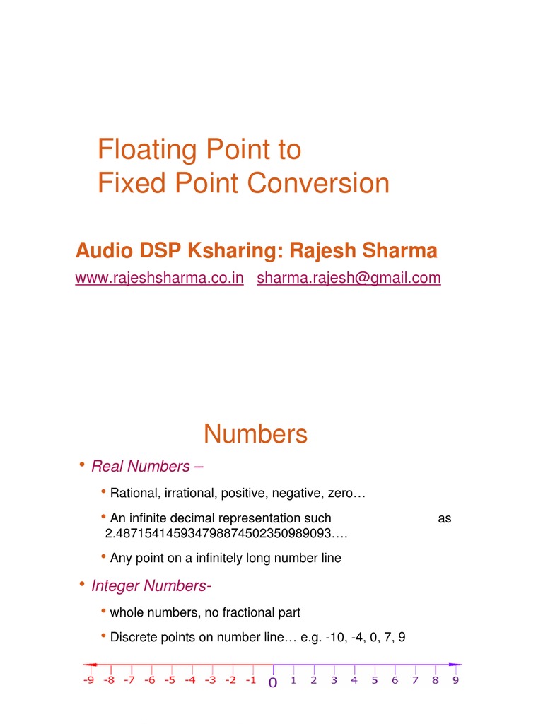 Fixed Point Conversion Rounding Accuracy And Precision