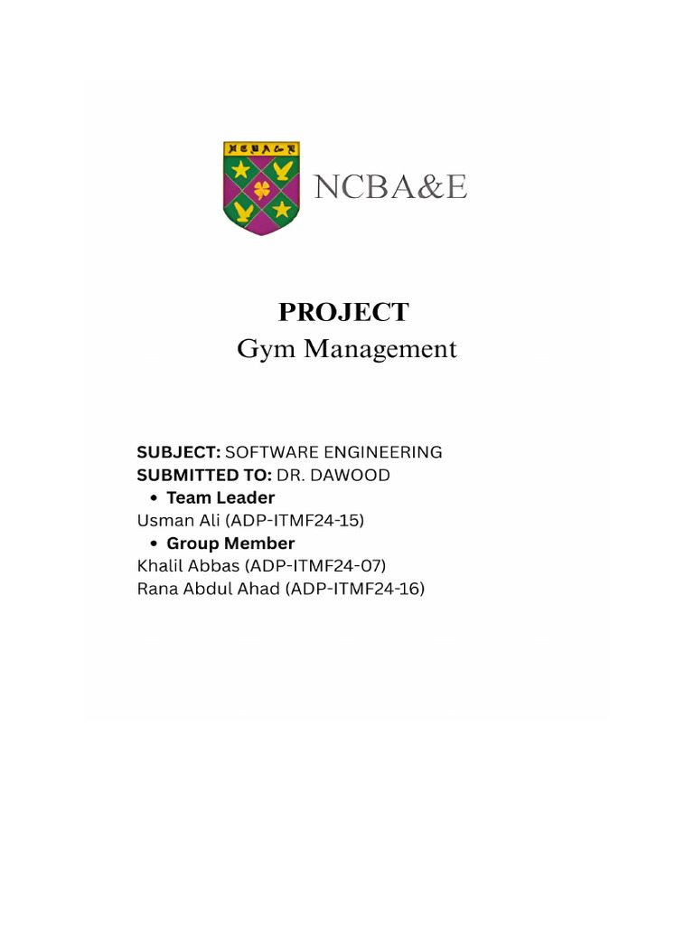 Efficient Gym Management System Guide | PDF