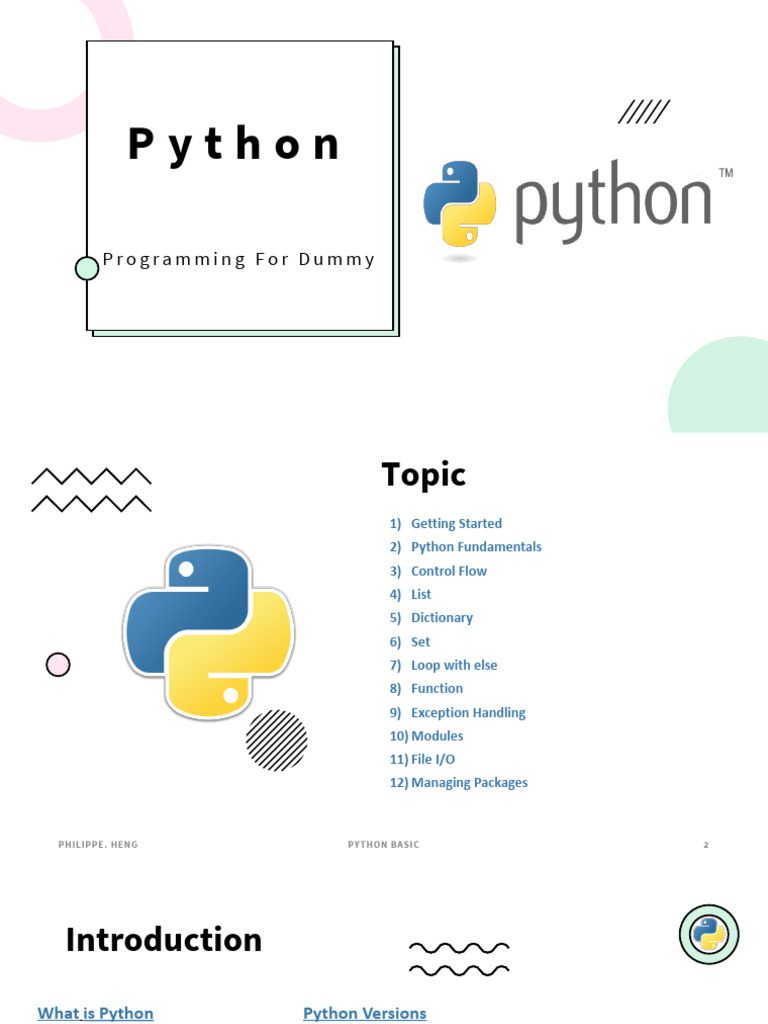 Python Basic | PDF | Boolean Data Type | Anonymous Function