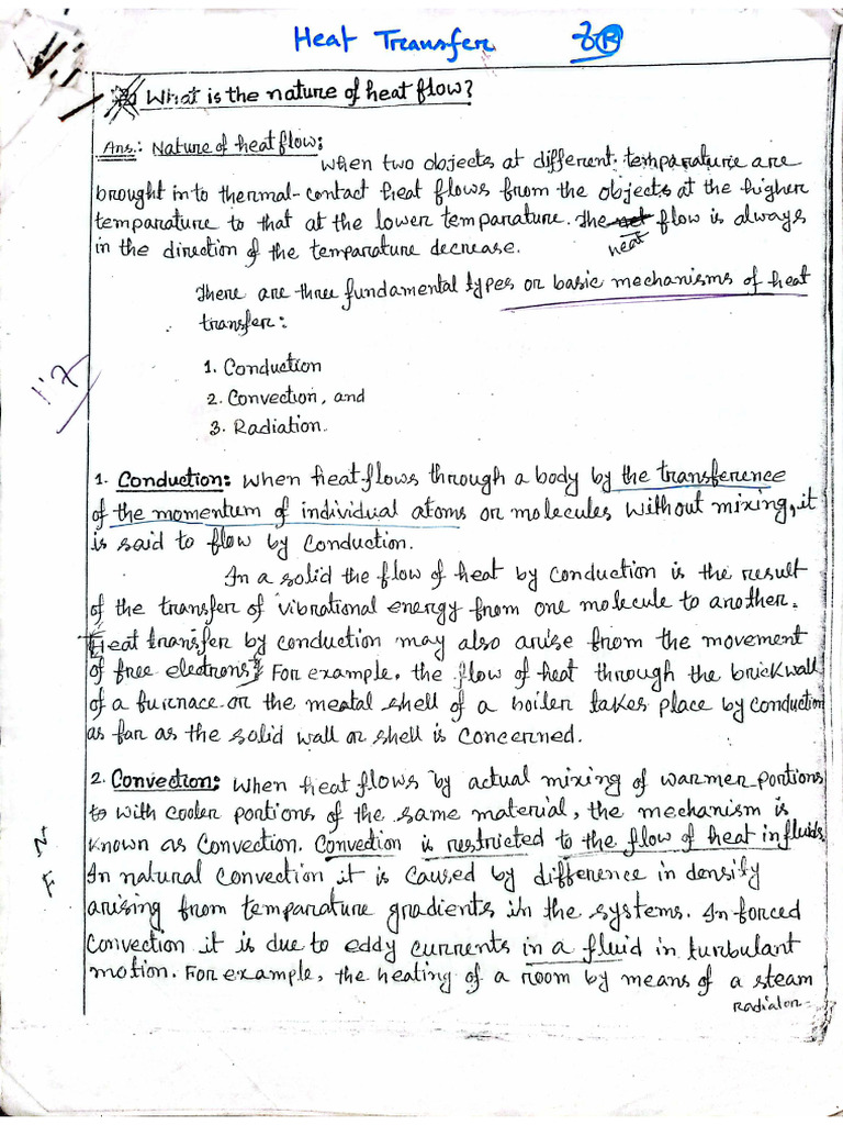 Heat Transfer by Rashed Sir 2.0 | PDF