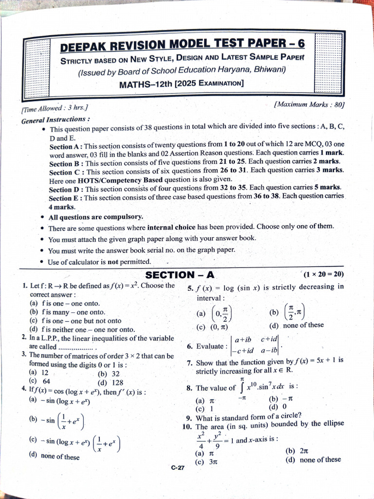 12th Math | PDF