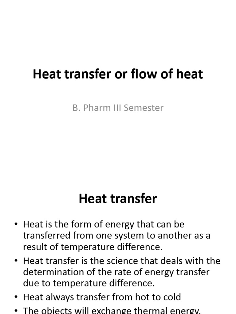 Understanding Heat Transfer Mechanisms | PDF | Thermal Conduction ...