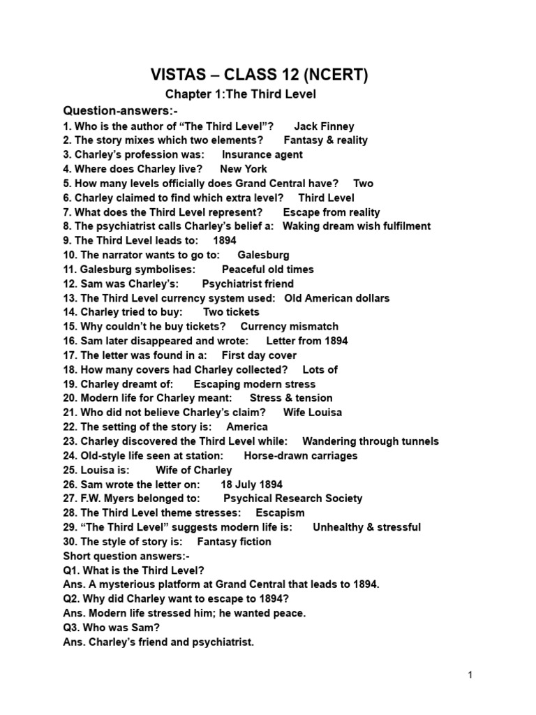 NCERT Class 12 Vistas Chapter 1 & 2 Summary | PDF | Antarctica ...