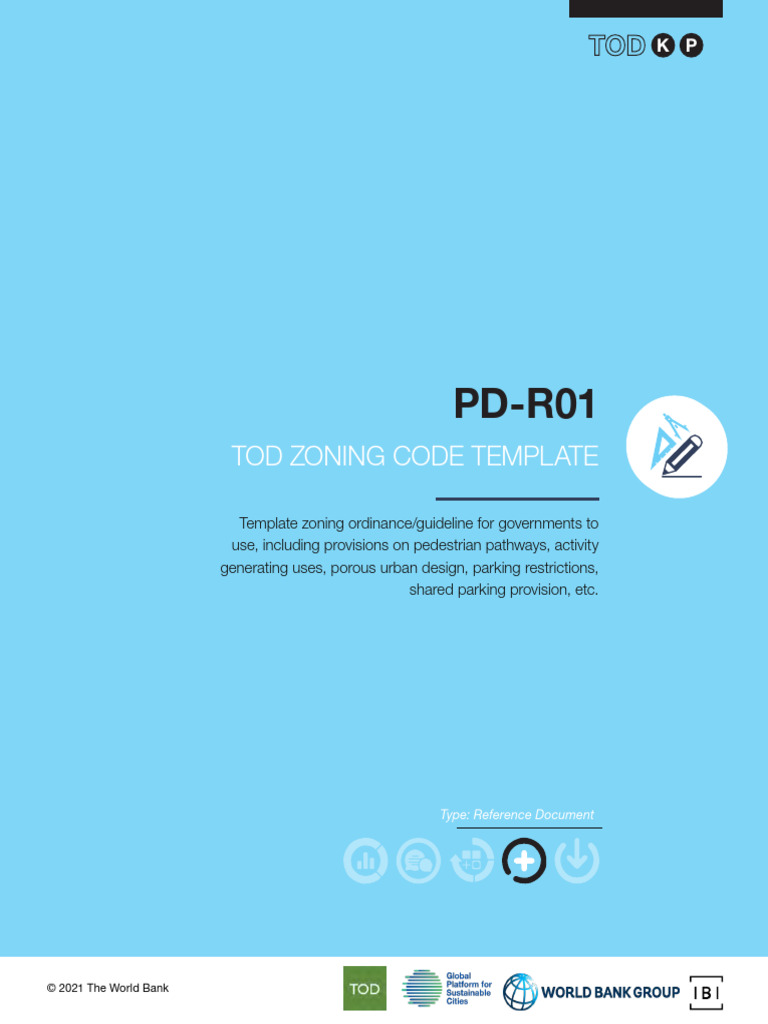 TOD Zoning Code Template Guide | PDF | Zoning | Mixed Use Development