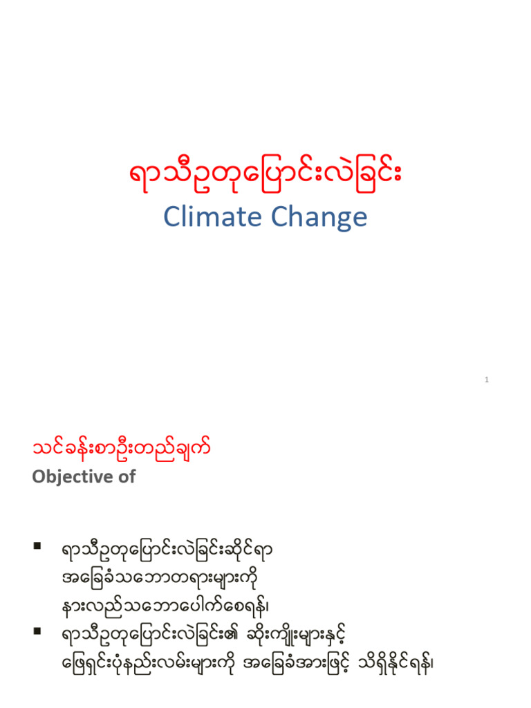 Module 6 Climate Change Presentation | PDF