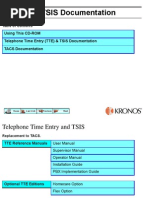 Using This CD-ROM Telephone Time Entry (TTE) & TSIS Documentation TACS Documentation