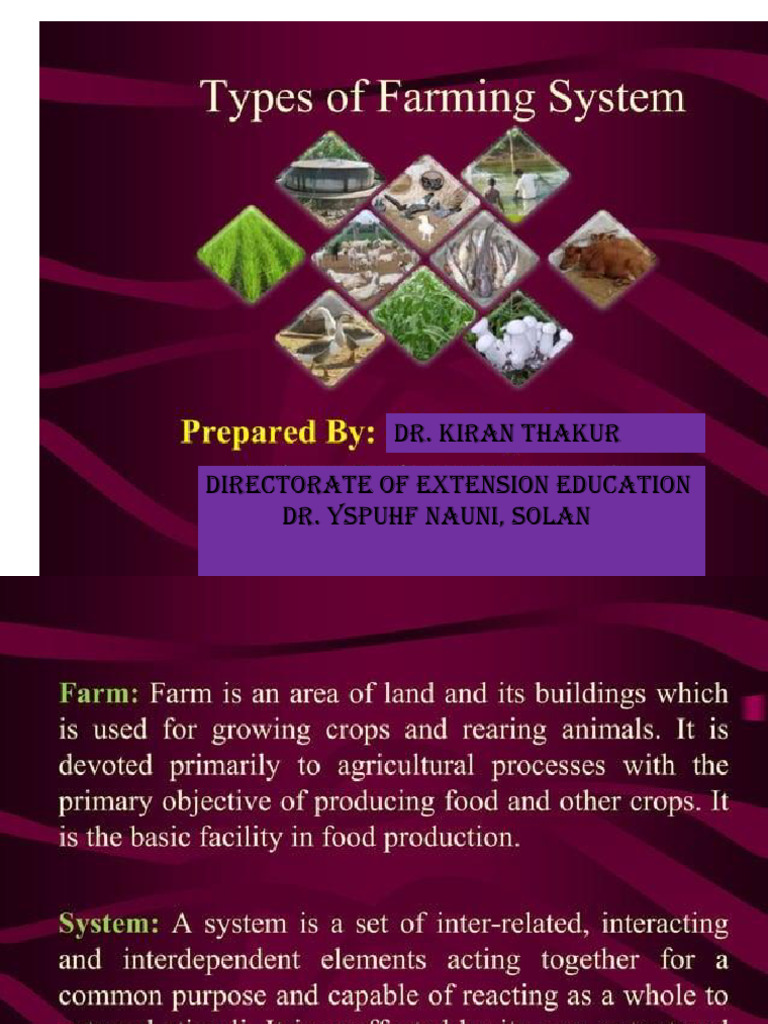 Farming Systems | PDF