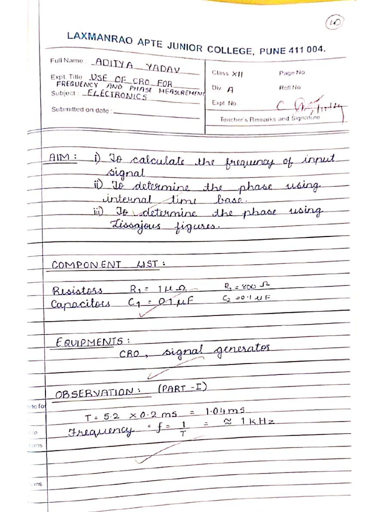 CRO expt. | PDF