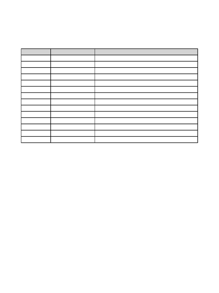 Weekly Student Schedule | PDF