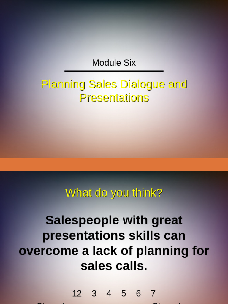 Sales Presentation Planning Guide | PDF