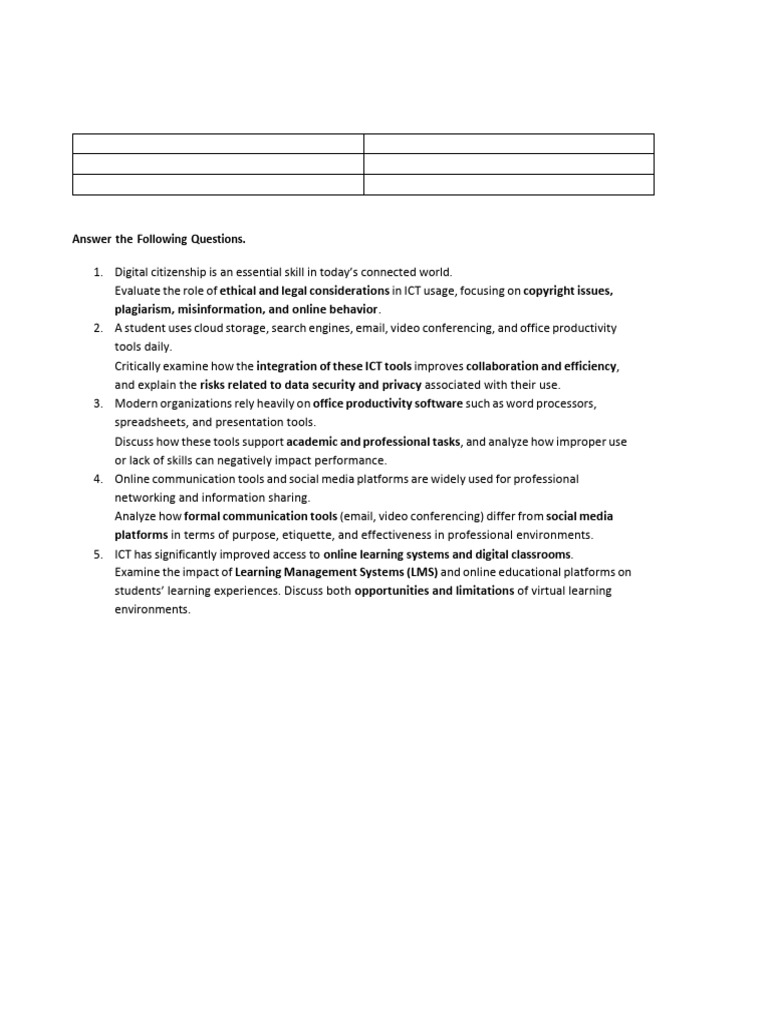 Apps of ICT-Assignment 4 Modified | PDF