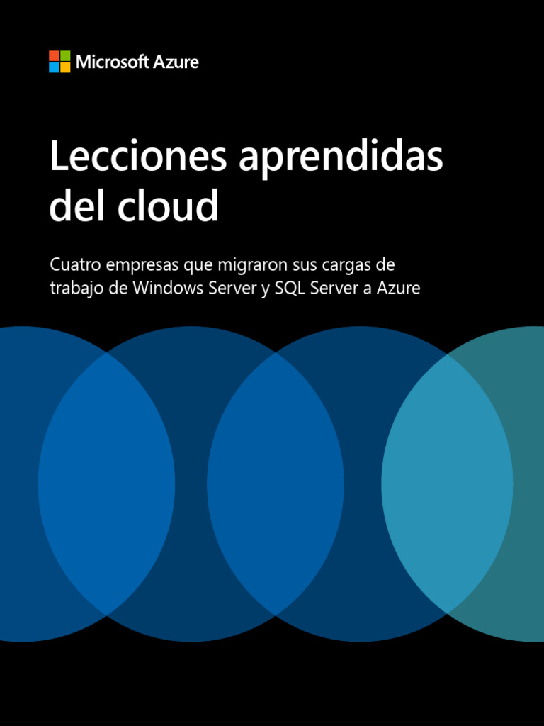 Migración de Windows y SQL a Azure | PDF | Microsoft Azure | Microsoft