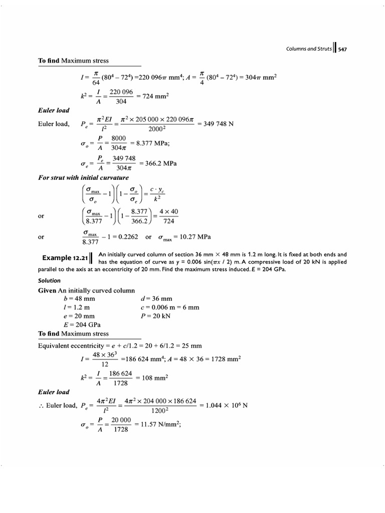 #1 Strength of Materials | PDF