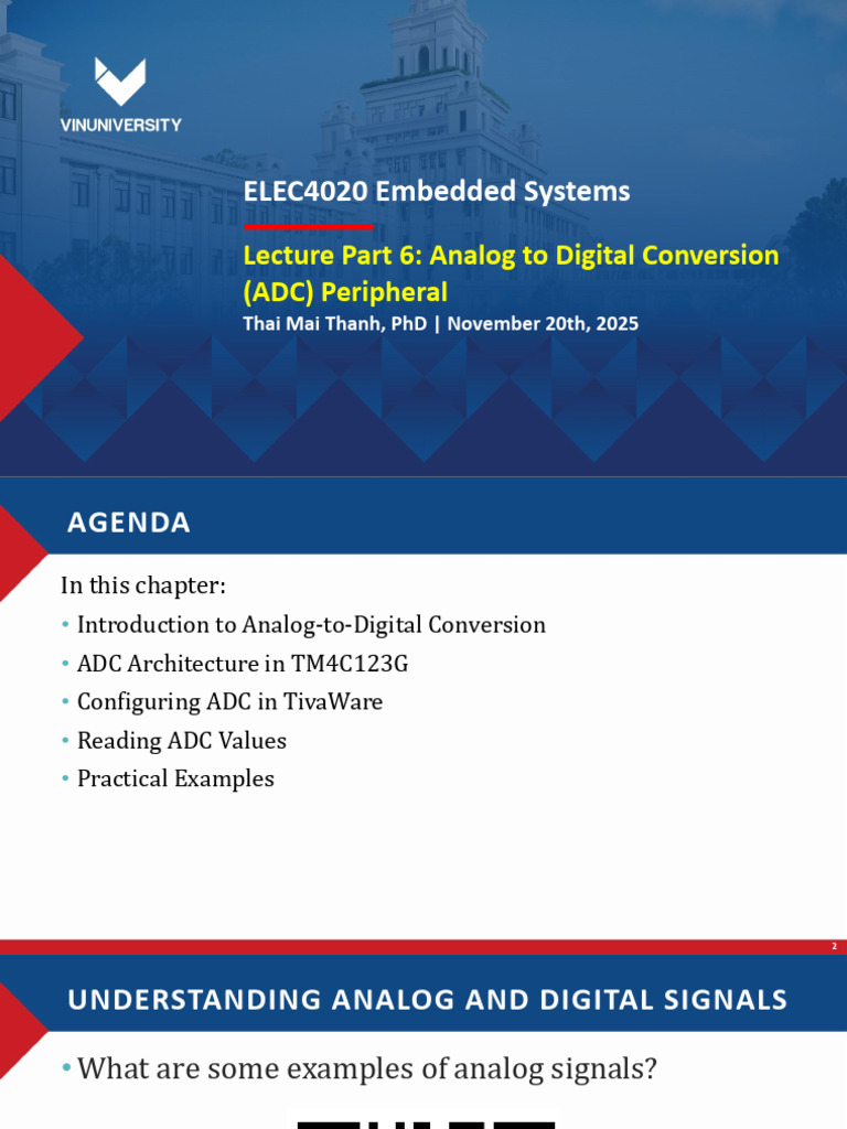 ADC Configuration in TM4C123G Systems | PDF | Analog To Digital ...