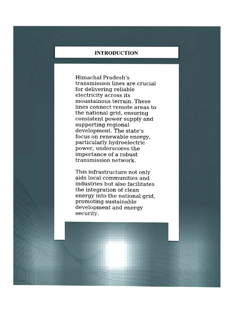 Report On Transmission Line | PDF