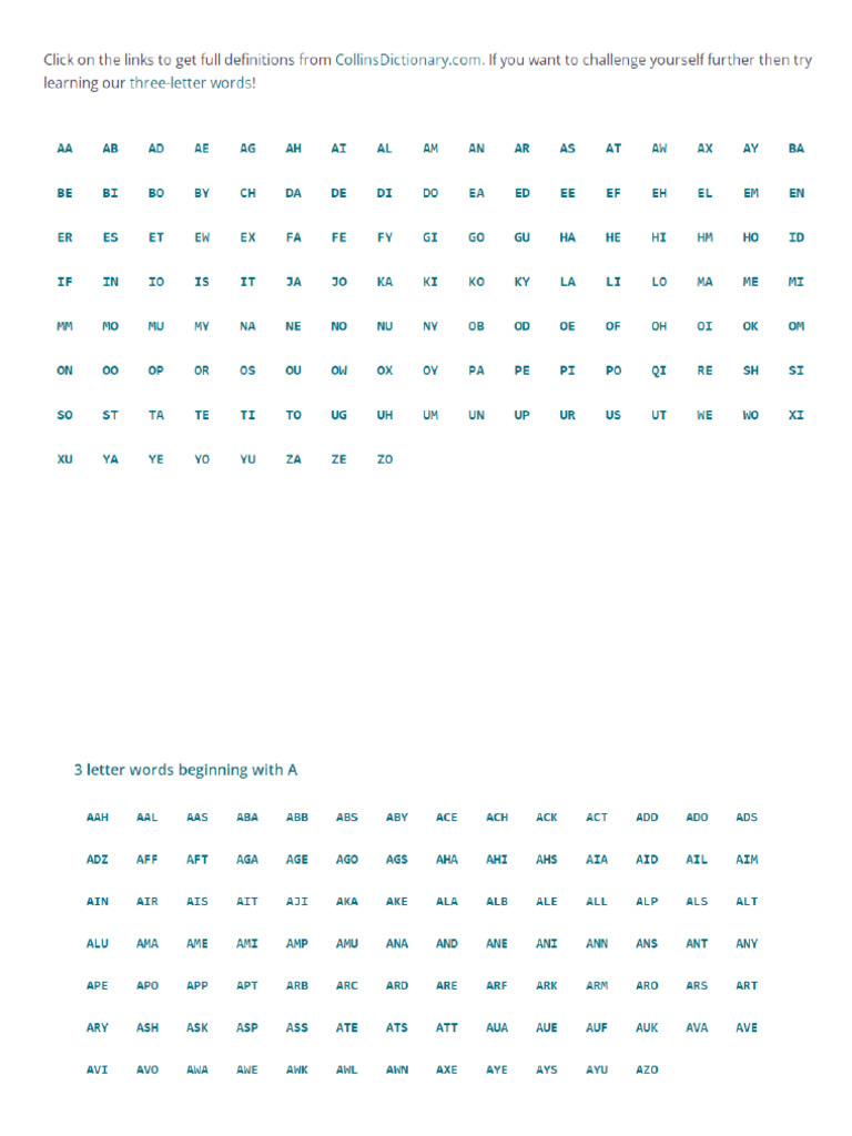 SCRABBLE | PDF