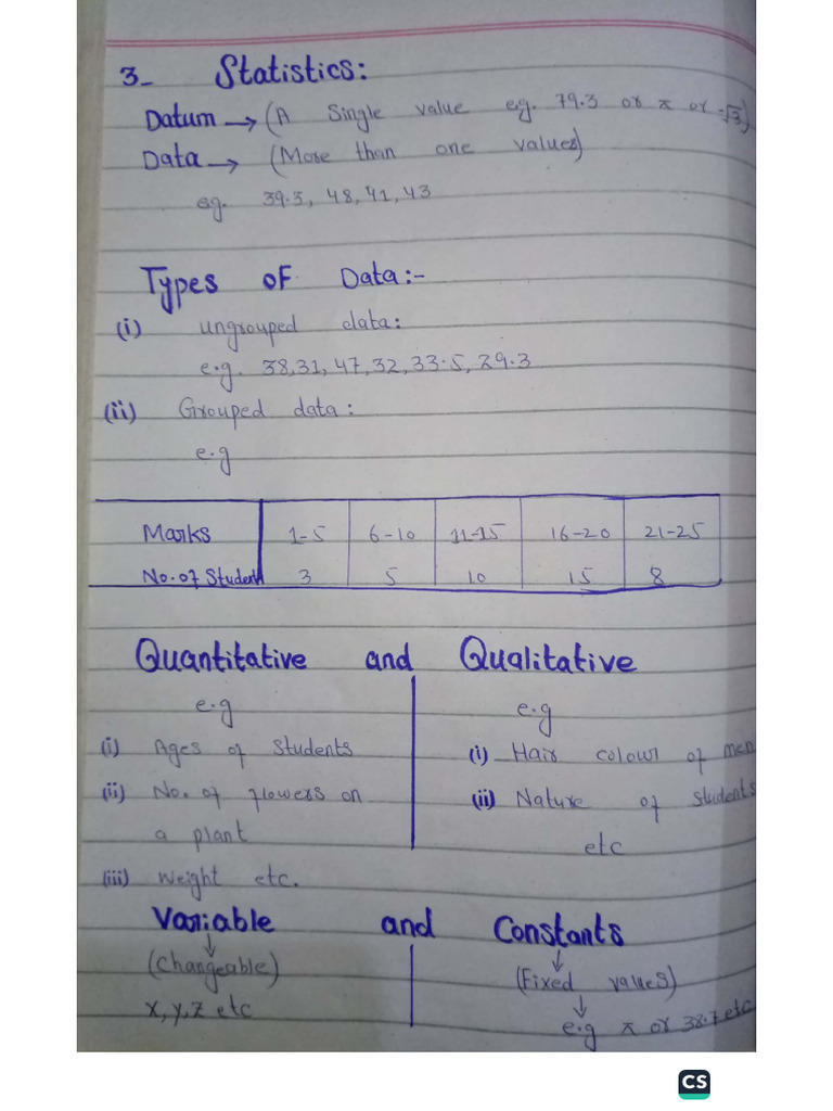 Tools For Quantitative Reasoning Notes | PDF