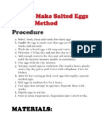 How To Make Salted Eggs in Clay Method