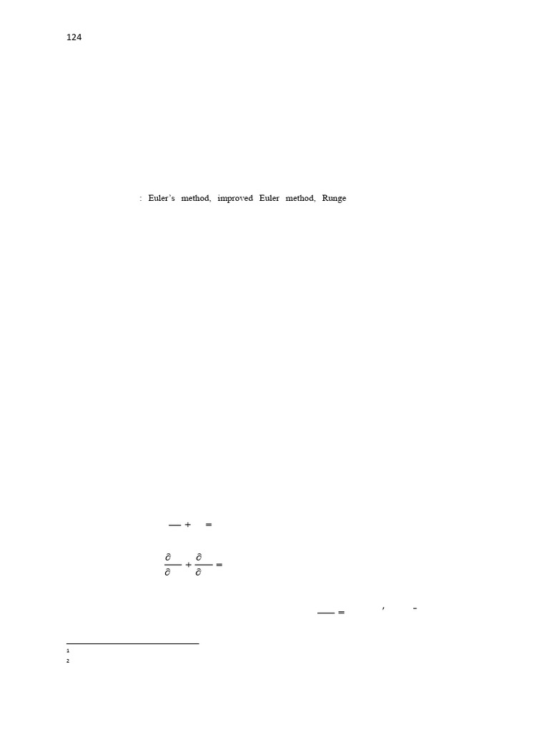 Numerical Methods for ODEs Explained | PDF | Differential Equations ...