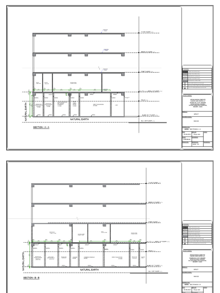 Cross-Sectional Layout Plan With The SC 20230828165145804 | PDF ...