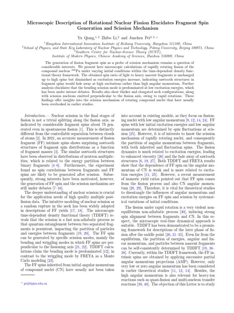 Microscopic Description of Rotational Nuclear Fission Elucidates ...