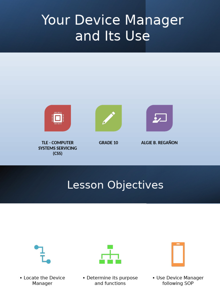 Understanding Device Manager Functions | PDF | Troubleshooting | Icon ...
