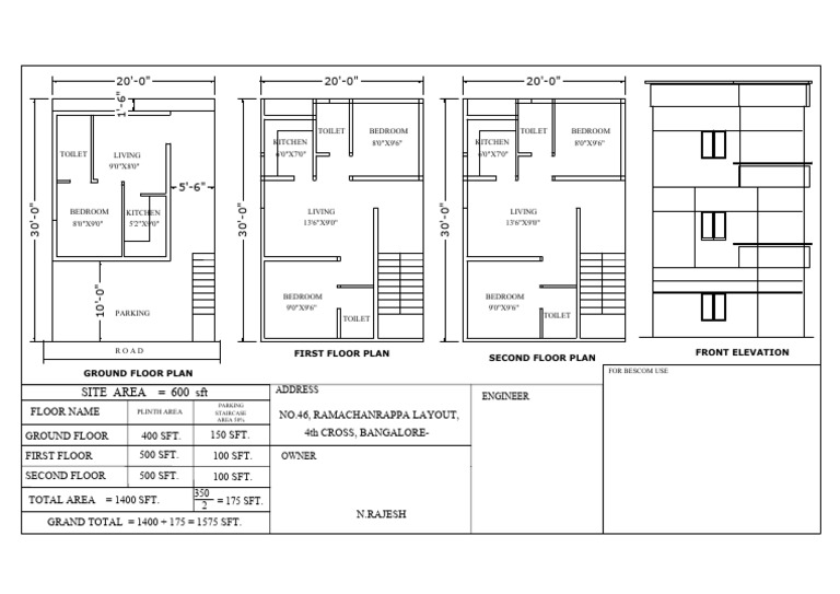 Detailed Floor Plan and Area Summary | PDF