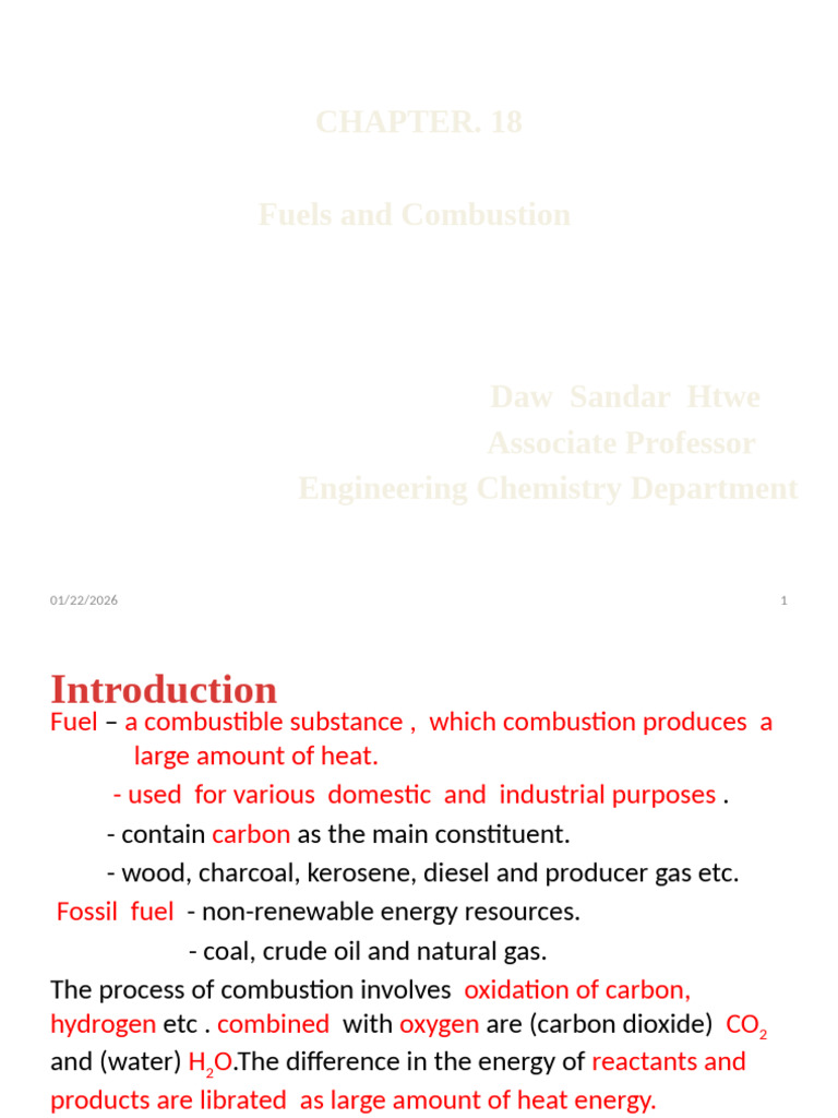Understanding Fuels and Combustion | PDF | Cracking (Chemistry) | Petroleum