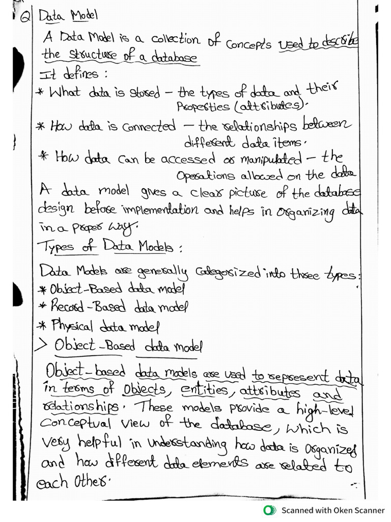 Data Model | PDF
