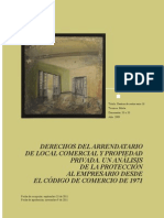 Derechos Del Arrendatario de Local Comercial