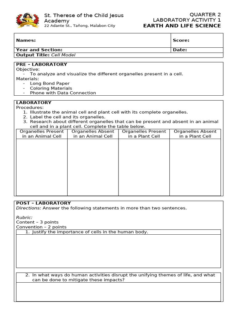 Eals Laboratory Activity 1 4 | PDF