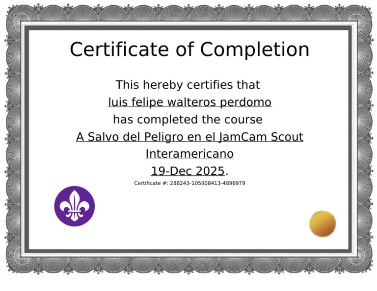 Certificate | PDF