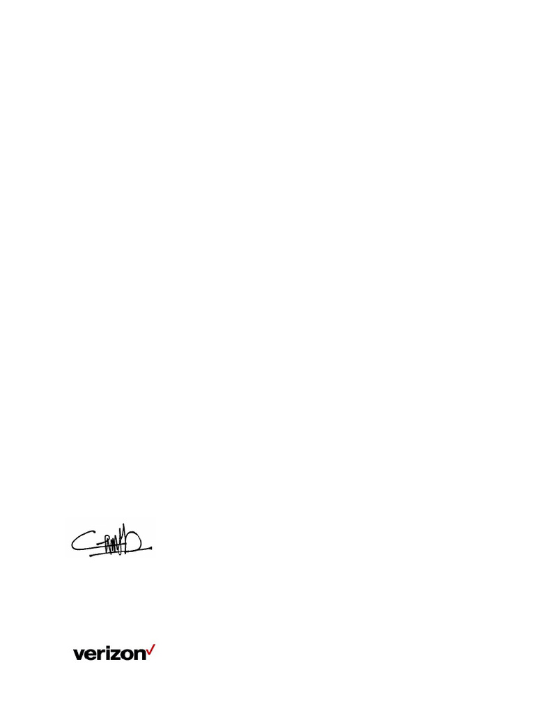 Verizon Employee Resignation Confirmation | PDF