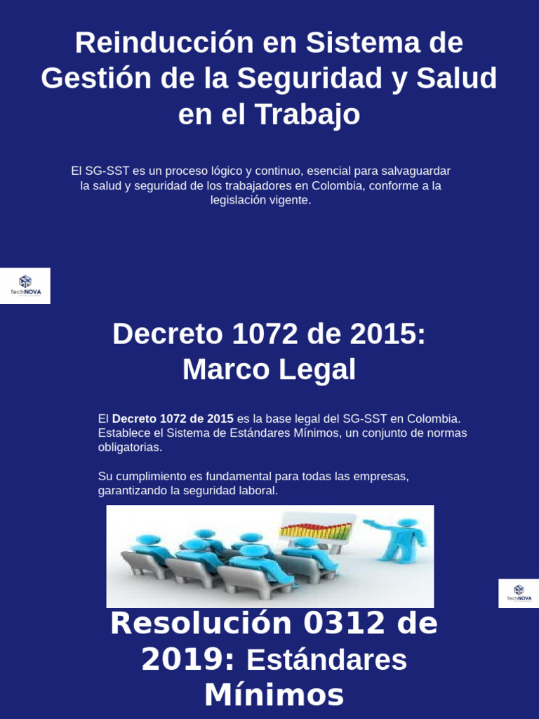 Reinduccin en Sistema de Gestin de La Seguridad y Salud en El Trabajo ...