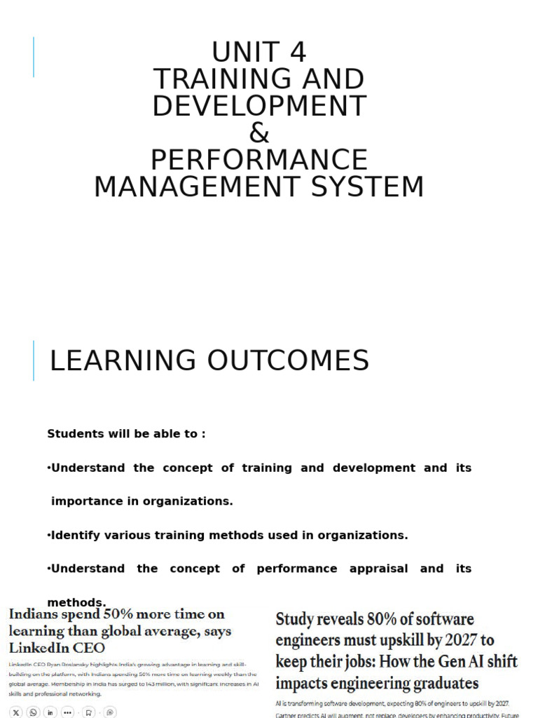 Training and Development Strategies | PDF | Performance Appraisal ...