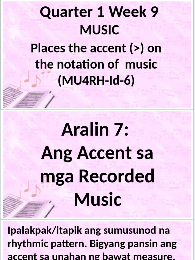 Week 9 Music | PDF