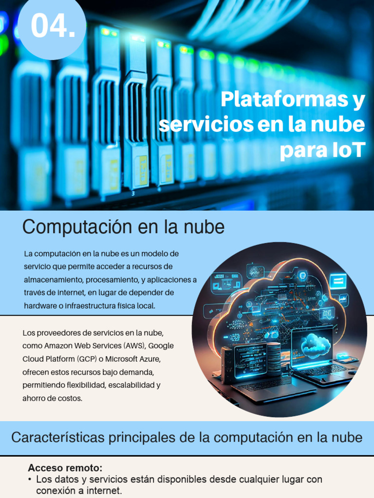 Servicios en la Nube para IoT | PDF | Internet de las Cosas ...