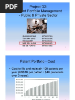 Patent Management Group Project NUS