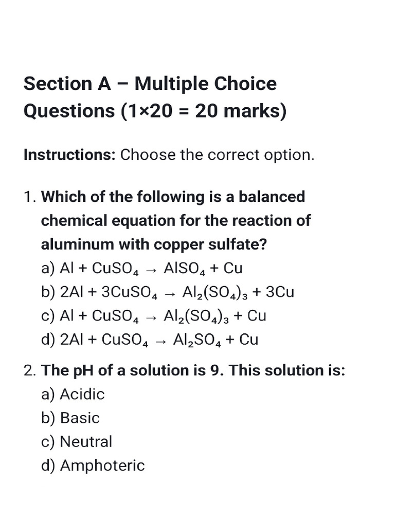 Science Practice Test | PDF