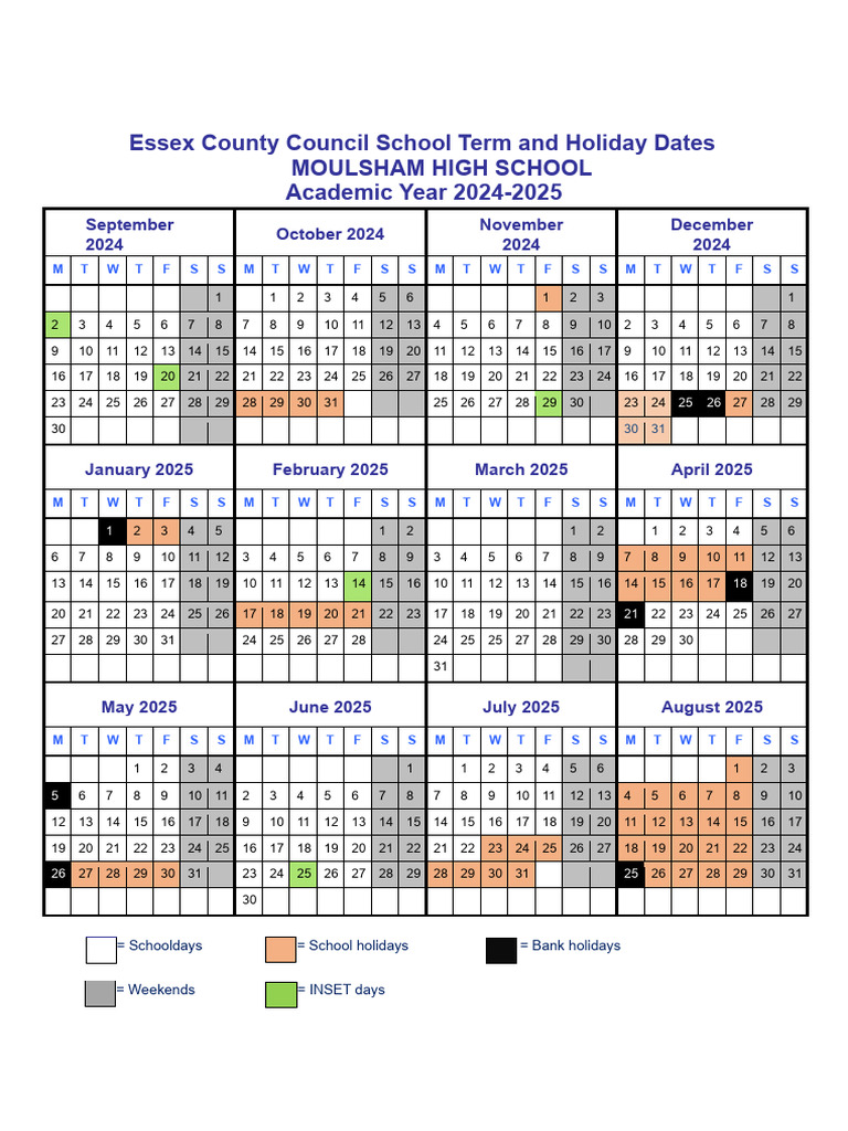 School Term Dates 2024 2025 | PDF | Academic Term | Educational Stages